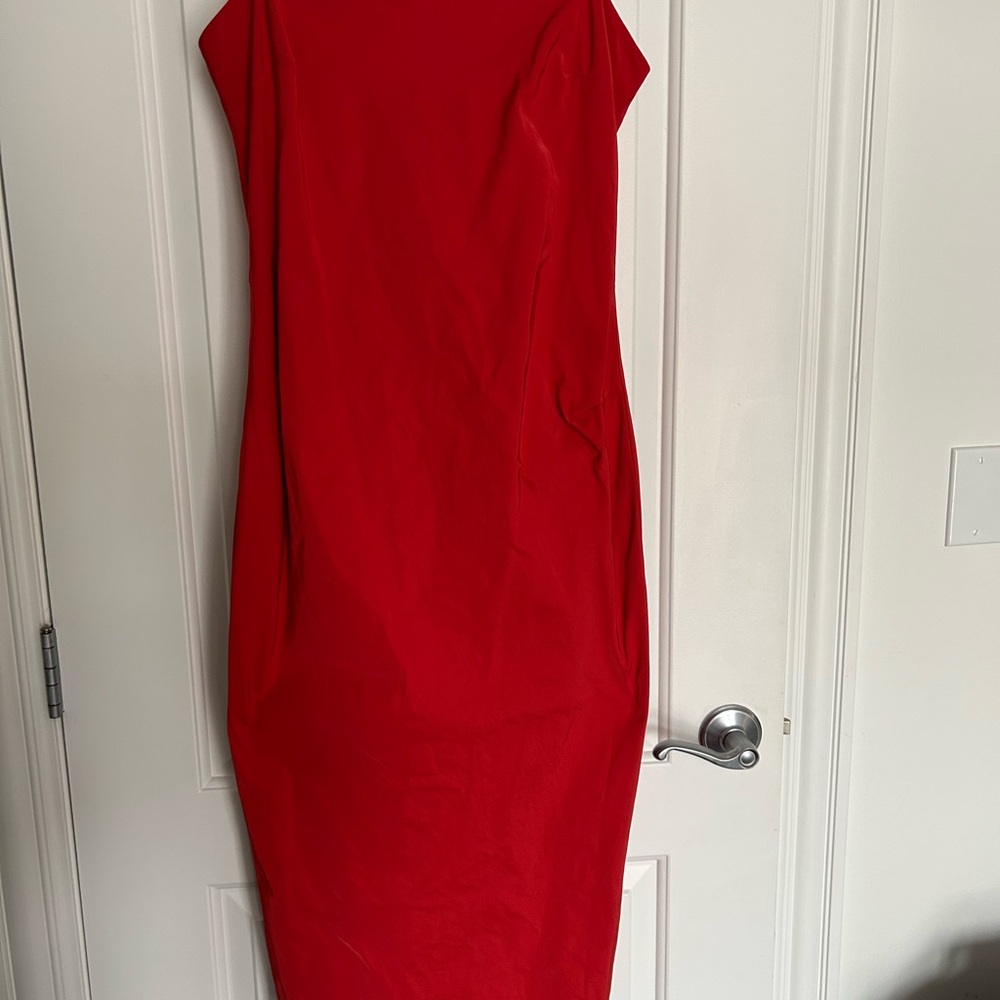 MaxMara Red Sheath Cocktail Dress